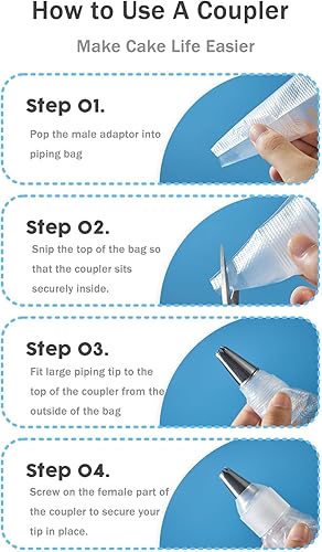 Miniatura 3 de Pareja grande para punta de tubería 1M 2D 4B 6B 1A 2A 124K 125K 126K,Acopladores grandes de plástico para tuberías