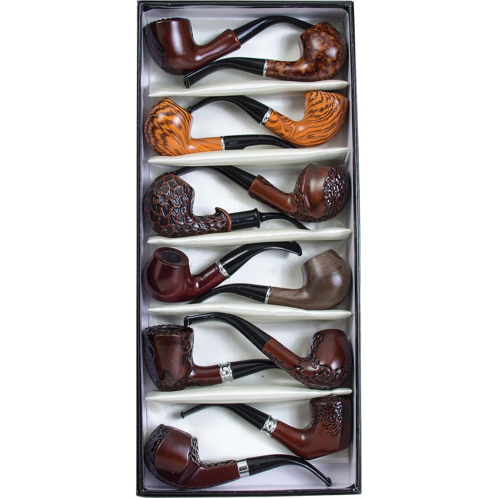 Amazon.com: 12ct. Fujima Mix Wooden Look Pipe (1) : Health & Household