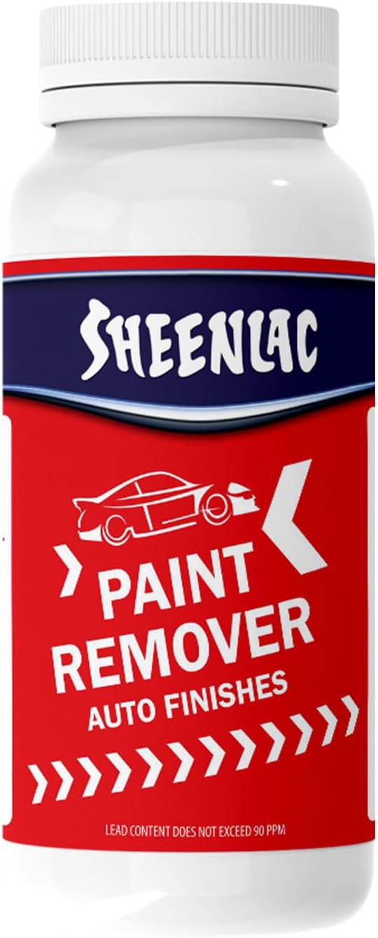 SHEENLAC Paint Remover For Automobiles | Walls | Wood Furnitures Solvent-Based Wax Type Acting On All Type Of Paints (0.5 Liters, 500, Millilitre), White