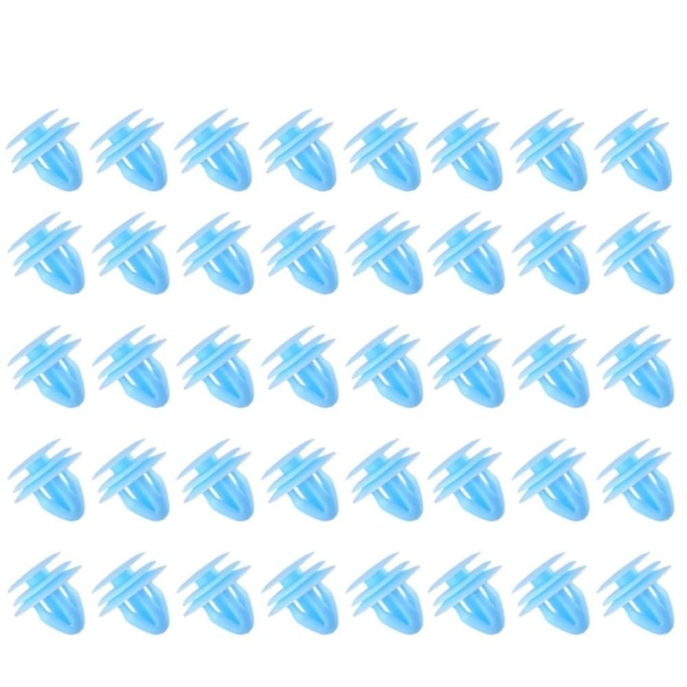 YTQMoreBNZ 40PCS OE#82315-27000 82315-33020 Plastic Trim Clips Fastener Door Trim Panel For Hyundai & Kia(Blue 40PCS)