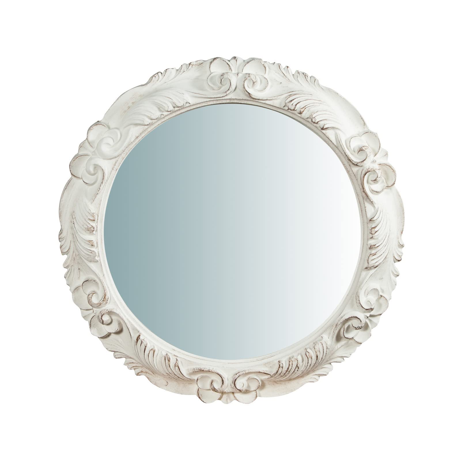 Biscottini Specchio shabby chic da parete 65x65 cm | Specchi decorativi da parete | Specchio ingresso