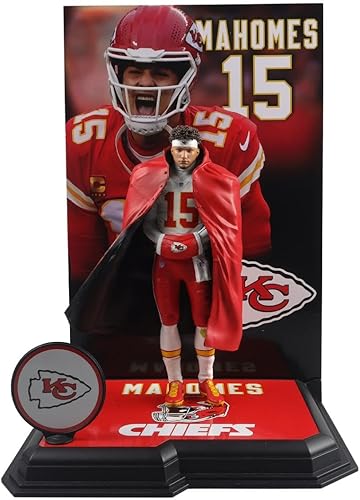 McFarlane Patrick Mahomes (Kansas City Chiefs) NFL - Figura posada de 7 pulgadas
