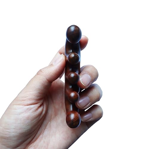 Miniatura 5 de Peine de masaje de cuero cabelludo Gua Sha, peines de madera PROTORIGEN para el cabello, experimenta la belleza de la madera natural con nuestros