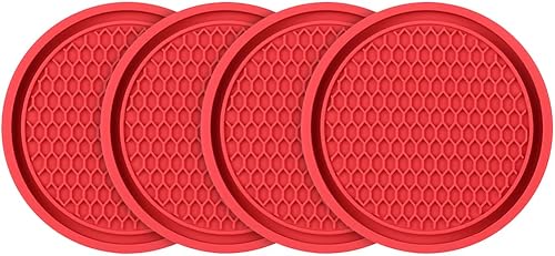 Miniatura 8 de Portavasos para automóvil, paquete de 4 posavasos universales antideslizantes de 2.75 pulgadas de diámetro, duradero, adecuado para la mayoría de