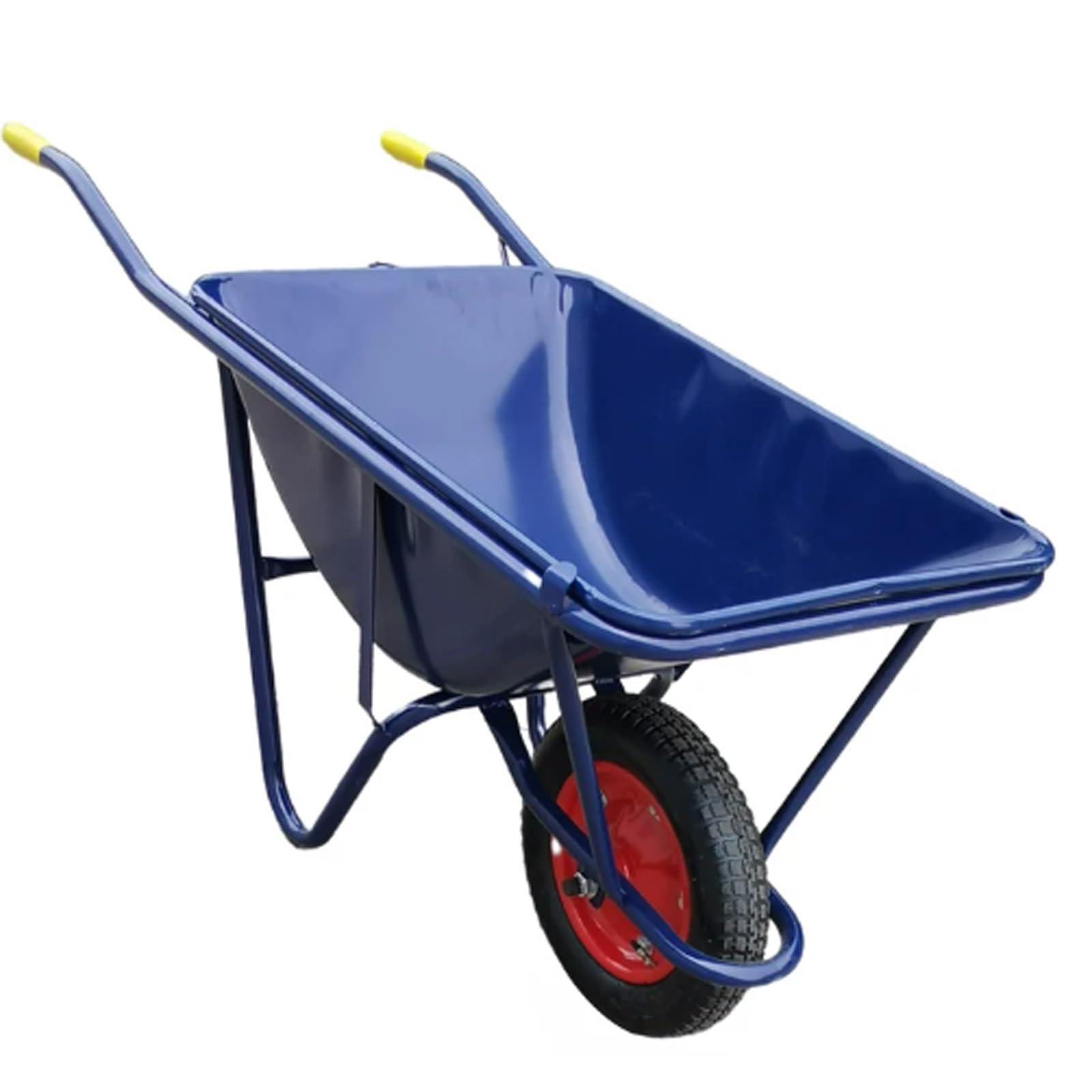 Heavy Duty Wheelbarrow Single Wheel Garden Cart Utility Hand Truck Construction Yard Dump Cart Farm Wheelbarrow(B,3)