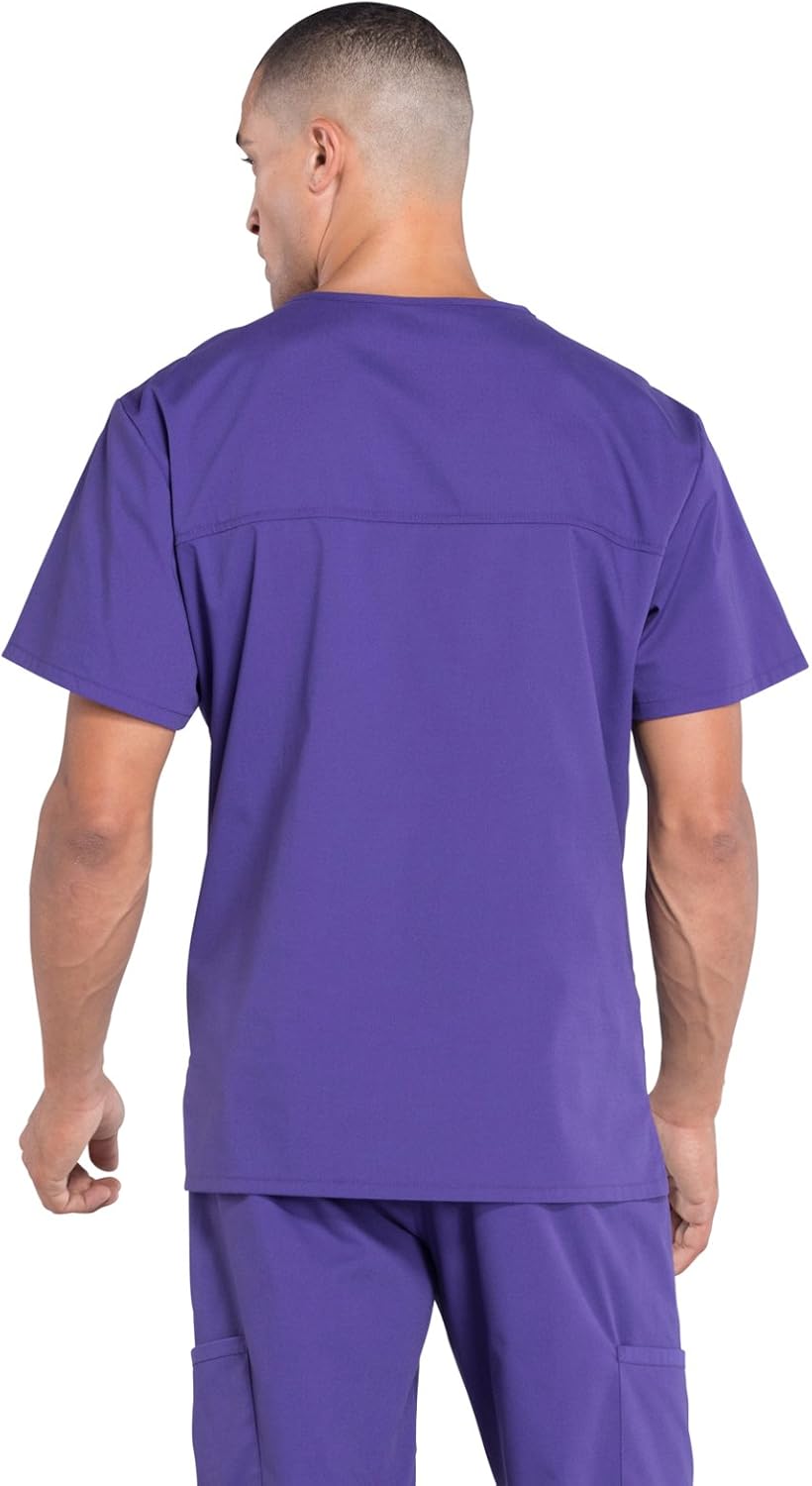 Cherokee Scrubs for Men V-Neck Top, Workwear Professionals Soft Stretch WW675