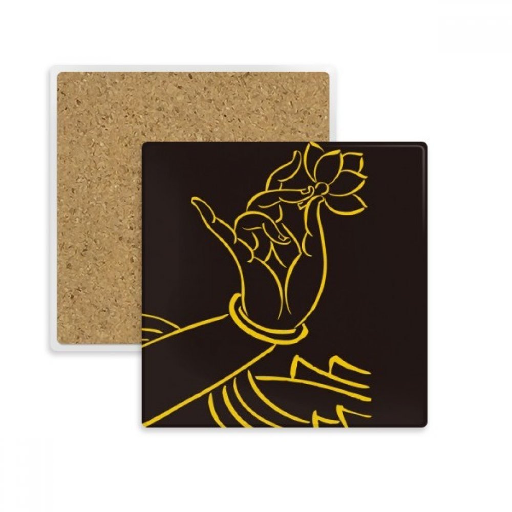 Coaster Tasse Bouddhisme contre les taches d'eau sur vos tables en bois