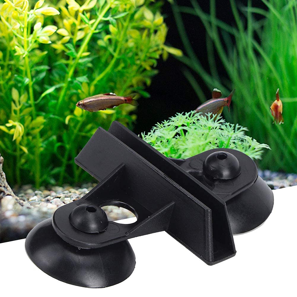 Bandeja Separadora para Acuario, Clip De Separación De Acuario con Ventosa De 40 Piezas, para Acuario(Black)