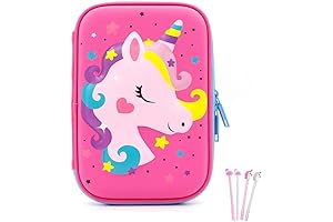 3D Unicorn Pencil Box with 4 UnicornPens