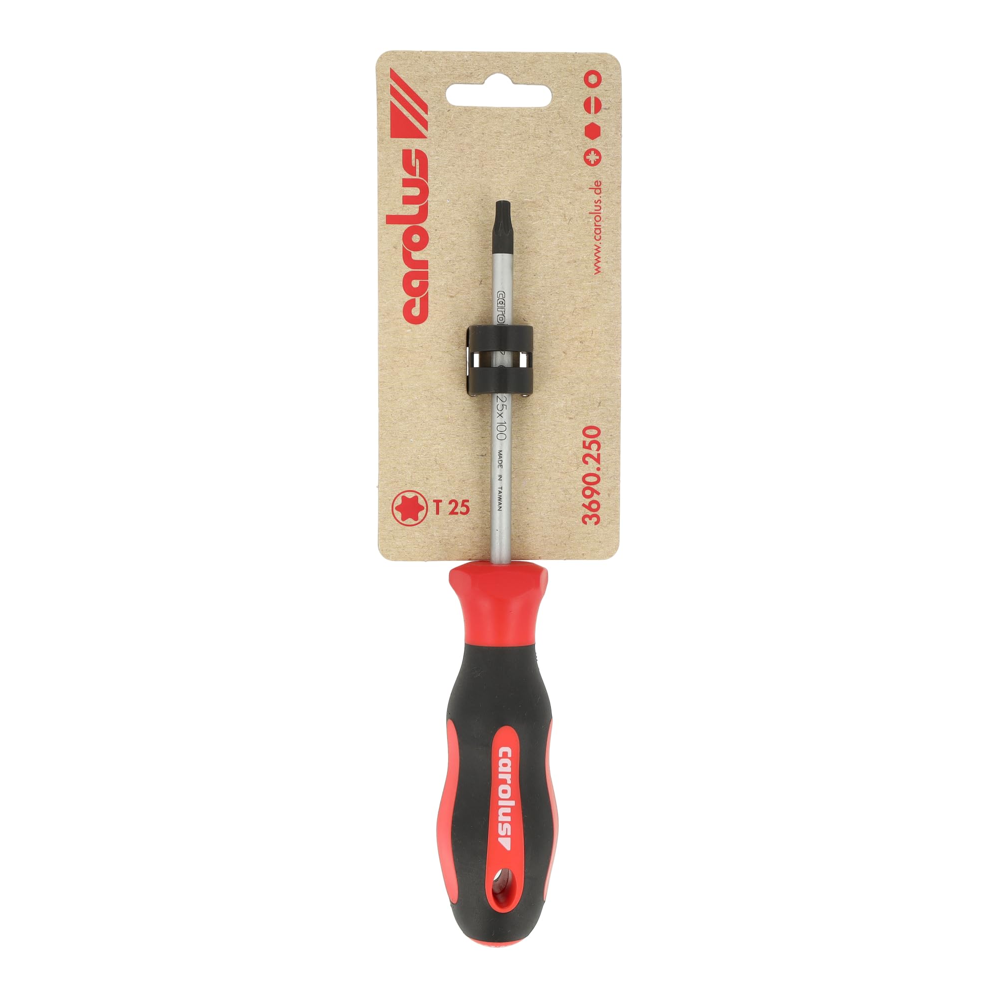 Carolus Screwdriver Torx T25, 3690.250