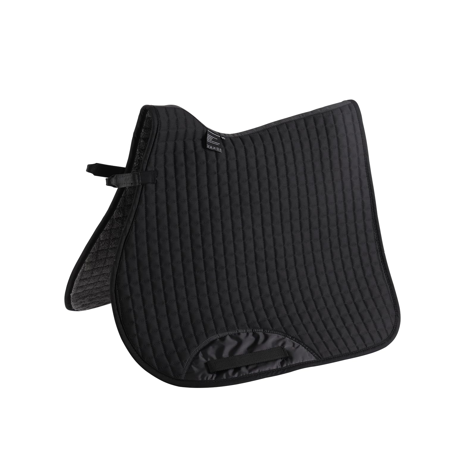 Tapis de selle de saut anglais GP universel en coton noir VSS