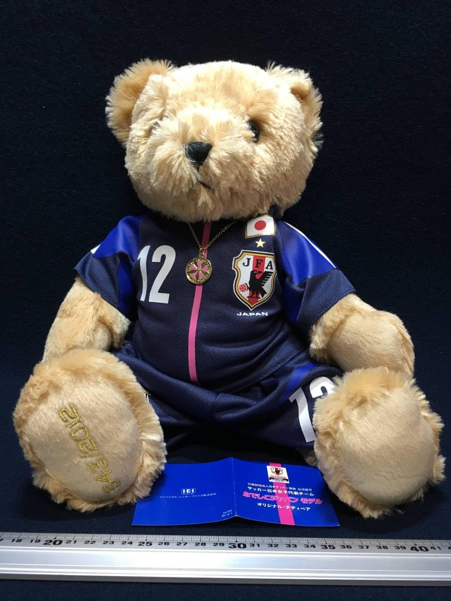 【プレミア品】女子サッカーW杯　限定・優勝記念テディベア プレミア品】女子サッカーW杯 限定・優勝記念テディベア