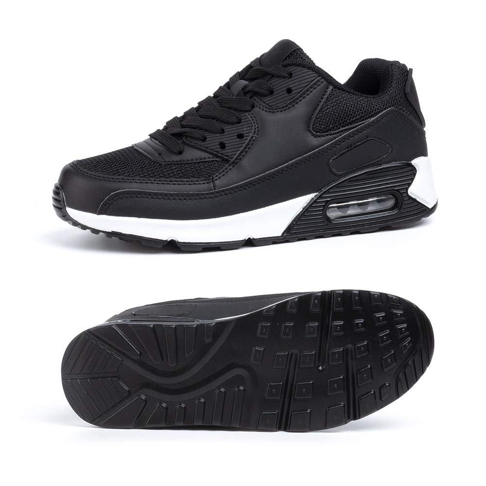 Hitmars Scarpe Running Uomo Donna Donna Ginnastica Sneaker Leggere Traspirante Outdoor Sportive Calzature da Corsa Pallavolo Tennis Nero Verde Bianco Rosa Giallo EU36-EU47