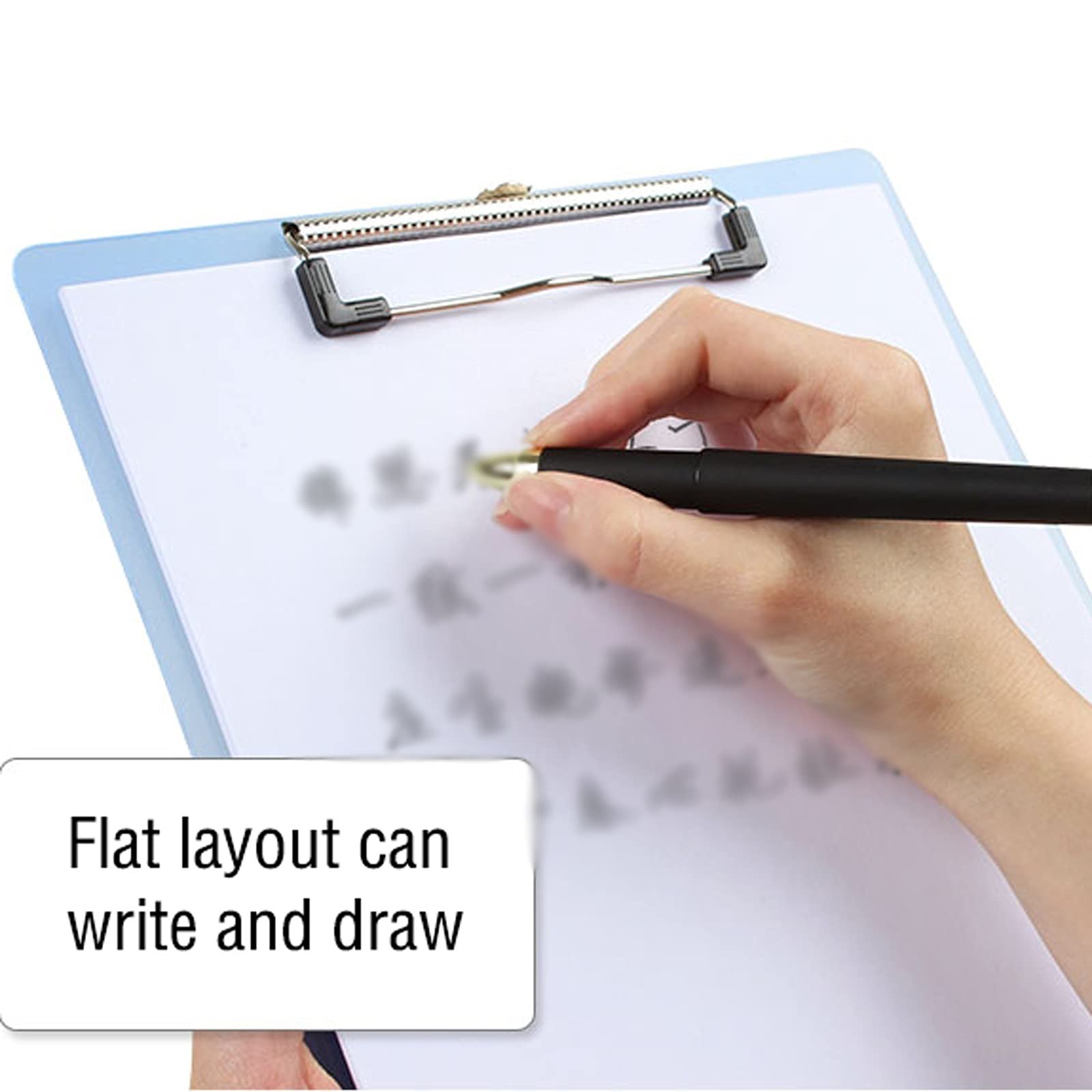Organizzatore di Ricevute Appunti for file multifunzionali A4 addominali Binder Retractible Hanging Hole Fine Fine File File Libro Business Scrittura Board10 Pack Archiviazione Documenti ( Color : B )