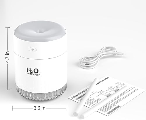 Miniatura 9 de Humidificadores de plantas de niebla pequeña, mini humidificador portátil, humidificador personal recargable de escritorio para dormitorio, oficina,