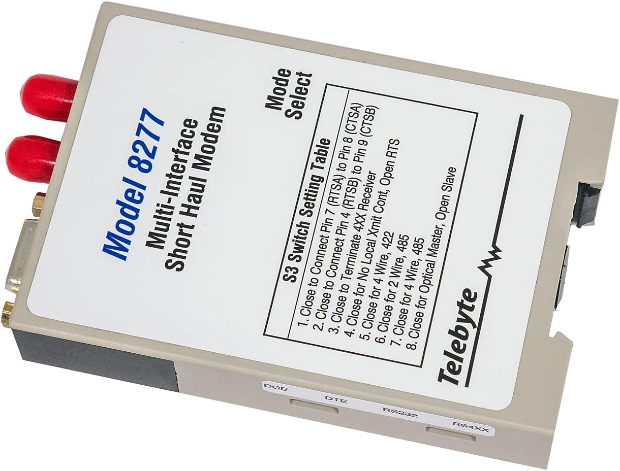 Amazon.com: Telebyte Model 8277 - RS-232, RS-422, or RS-485 to Fiber ...