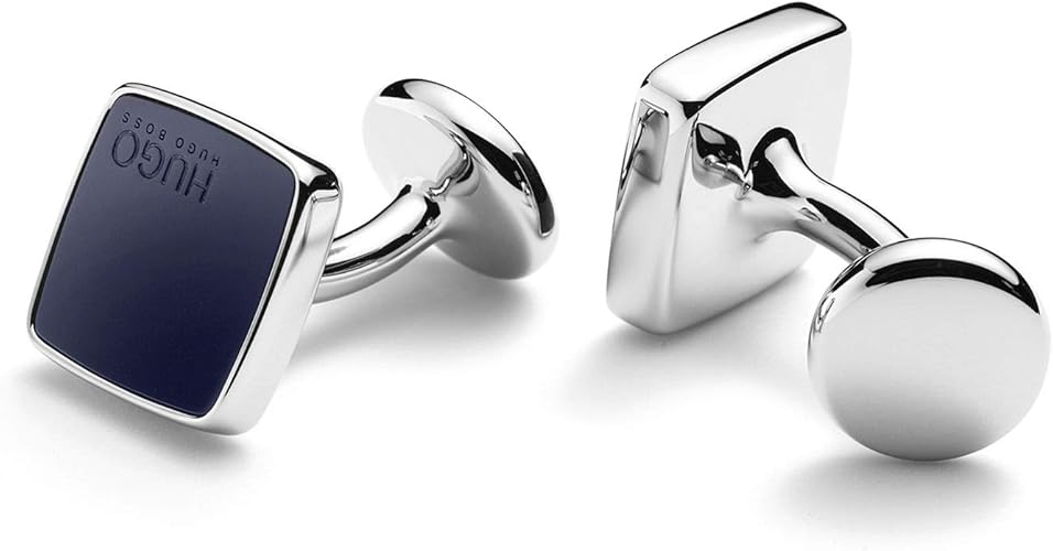BOSS Hugo Mens EStain Square Cufflinks with Coloured Enamel Inserts