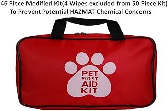 AKC Pet First Aid Kit, Red (46 Piece) Modified - coolthings.us