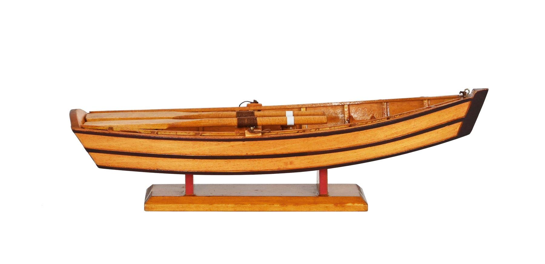 Navyline Holz Rudermodellboot 34x11x9,5 Schiffsmodell