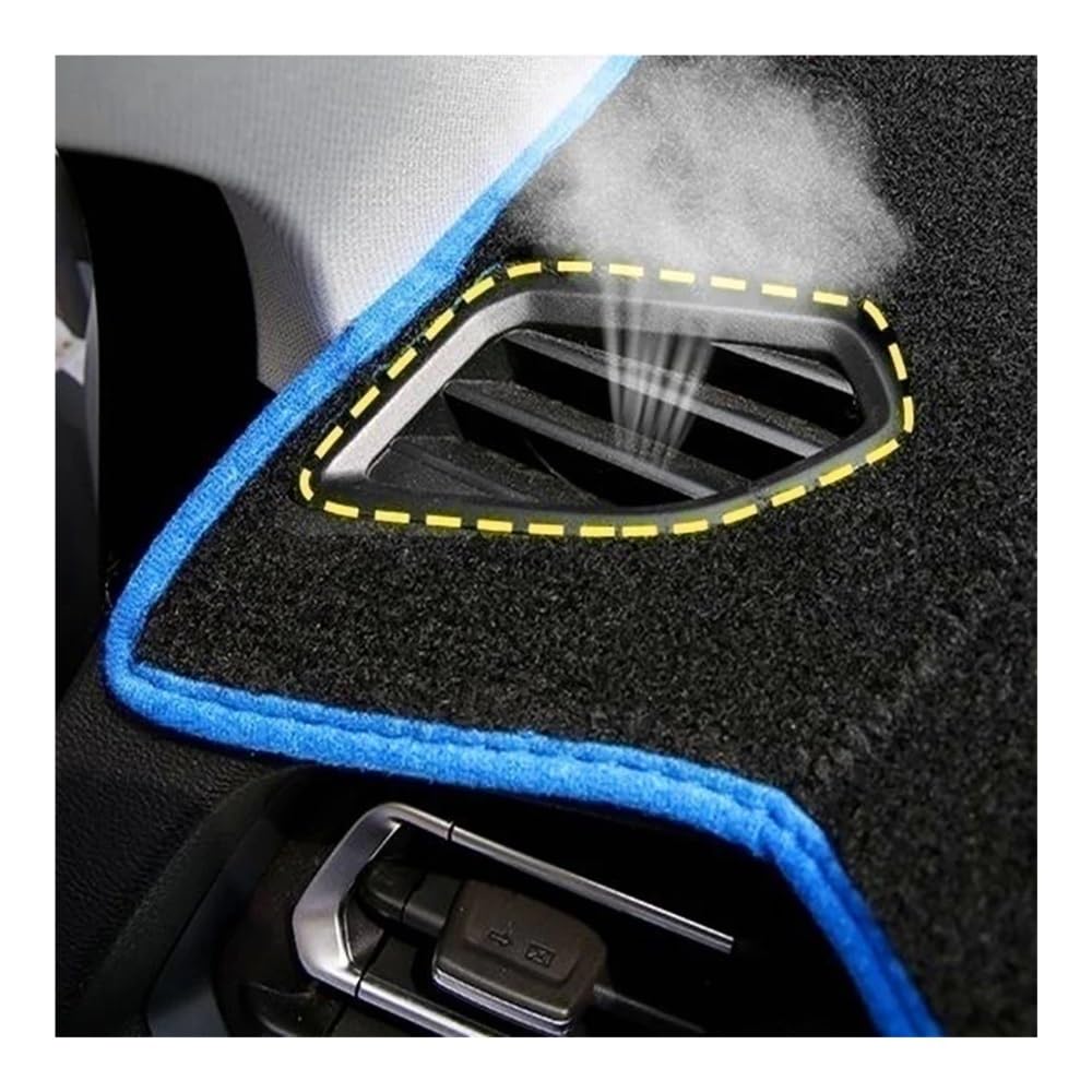 Alfombrilla Protectora Para Salpicadero De Coche, Alfombra Protectora Para Consola Central, Cubiertas Protectoras Tablero Interior Para POLO MK6 2018, 2019, 2020, 2021 cubierta salpicadero coche