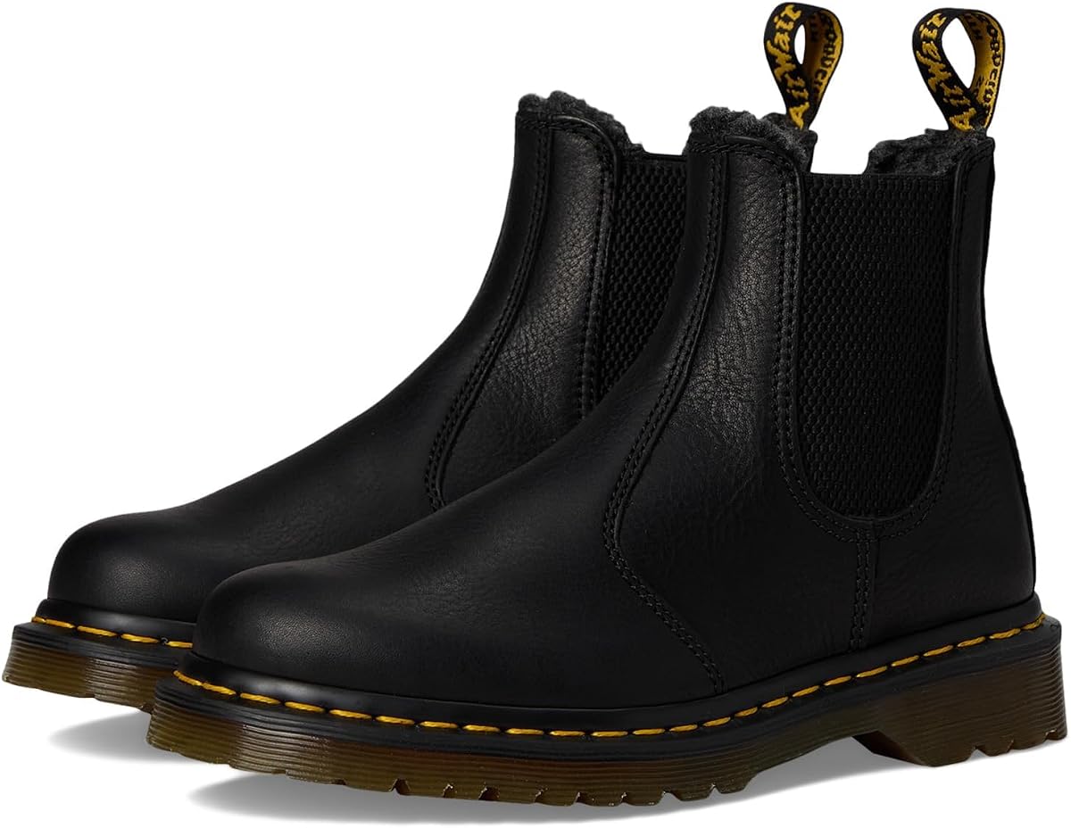 Dr. Martens mens 2976 Warmwair Grizzly Leather Chelsea Boots