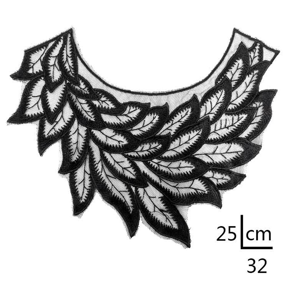 3D-Blumen-Aufnäher Aus Spitze – DIY Kragen & Applikationen | Falscher Kragen Für Kleider & Blazer