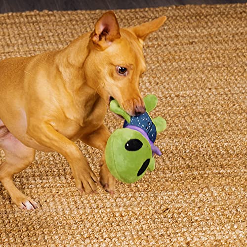 Furhaven Dapper Dandies Galactic Collection Hundespielzeug-Set, quietschend, waschbar, Alien/Astronaut, 2er-Pack