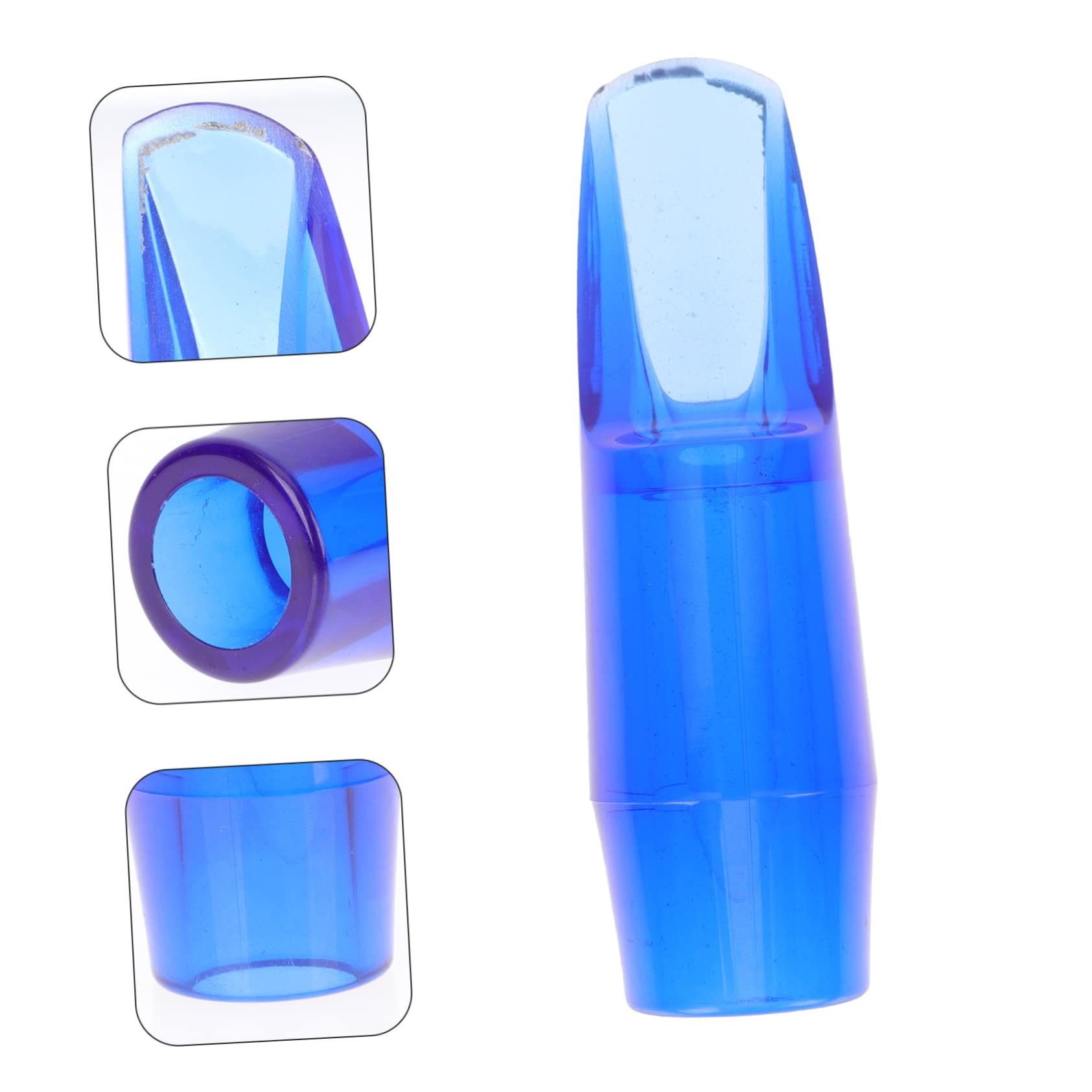 ifundom Saxophone Saxophone Replacement Part Crystal Transparent Flute Head Sax Alto Head Sax