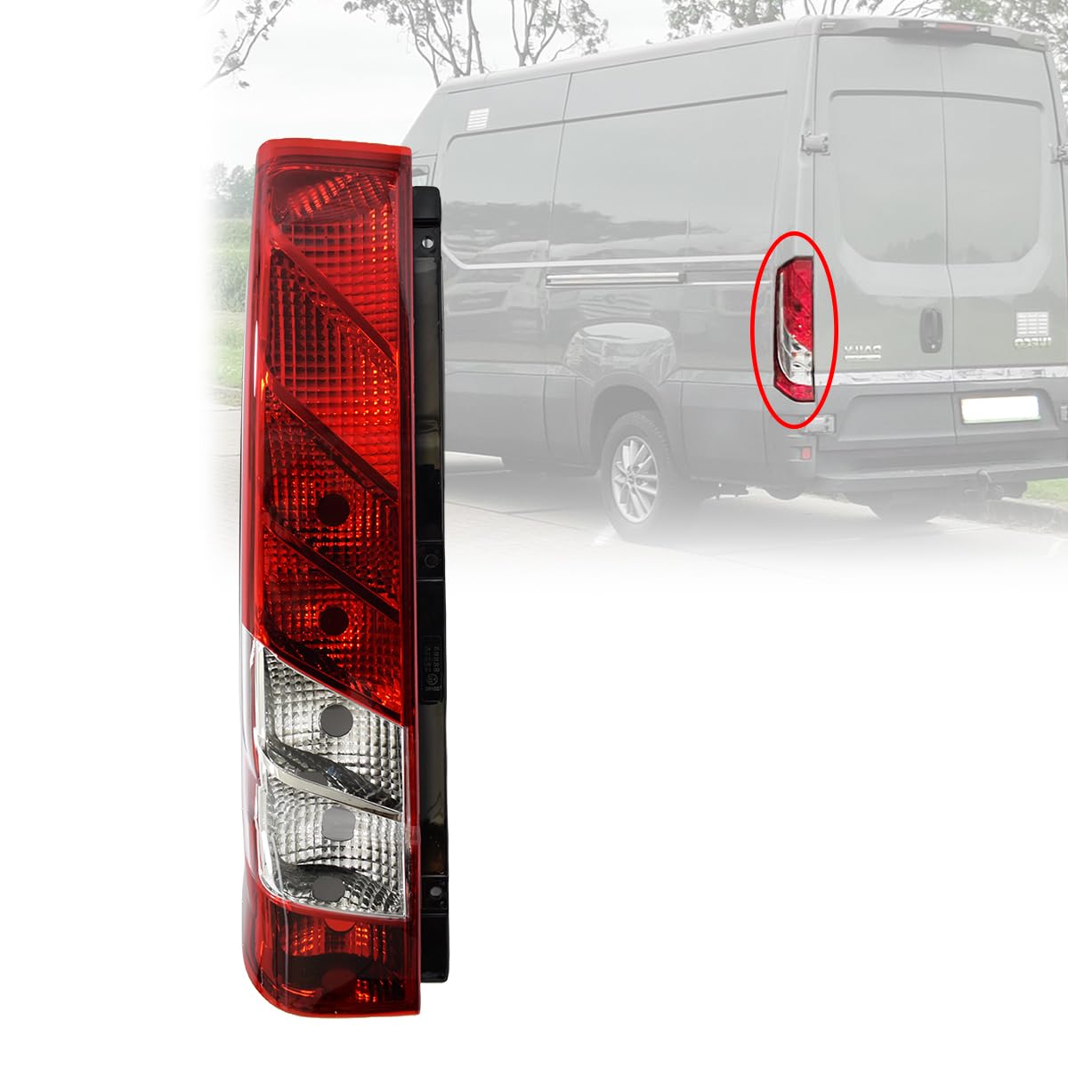 Generisch 2 x fanali posteriori posteriori destro sinistro compatibili con Iveco Daily 2014 – 2019 E-Test 5801523220 5801523221