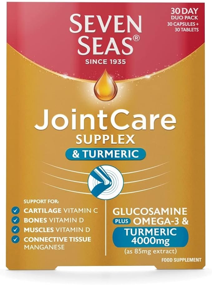 Seven Seas JointCare Supplements With Turmeric, 60 High Strength