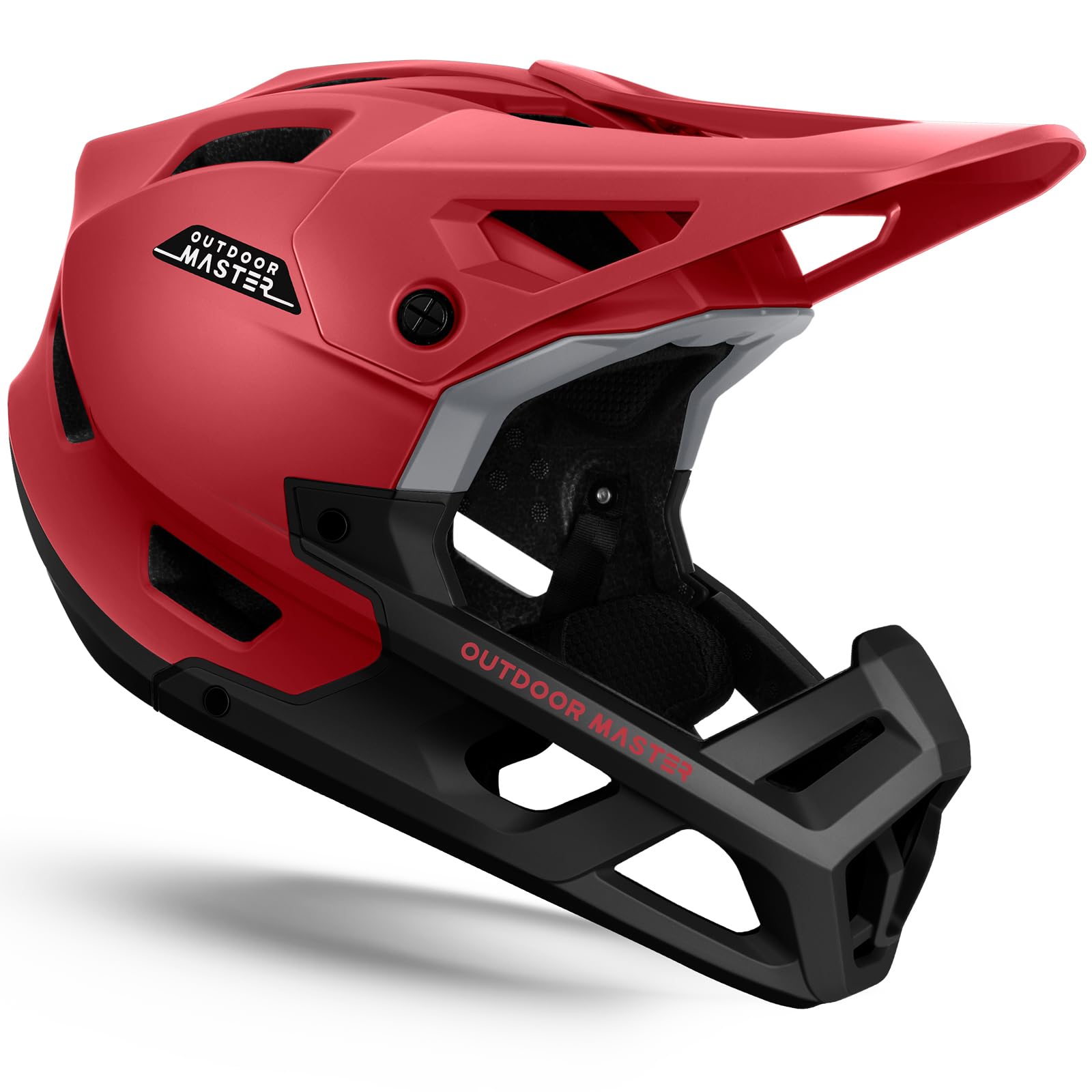 OutdoorMaster Full Face Mountain Bike Helmet, Lightweight for BMX/DH