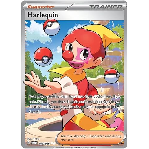 Harlequin 163/086 Ultra Rare Pokemon Card Cover