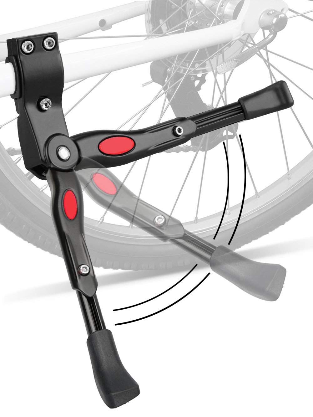 Béquille Universelle Ajustable Blanche – Kit Support Pour VTT, Vélo Route Et Cyclisme