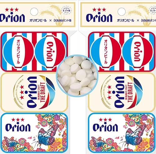 OKINAWA ミント缶 オリオンビール 3種セット×2 シークヮーサー パイナップル メントール 清涼菓子