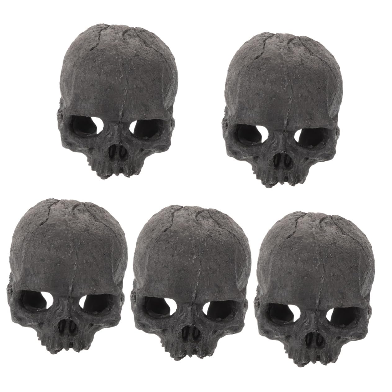 Alipis 5 Pezzi Decorazione con Resina per Terrario Soprammobile Halloween Realistico Accessorio per Rettili e Resistente all