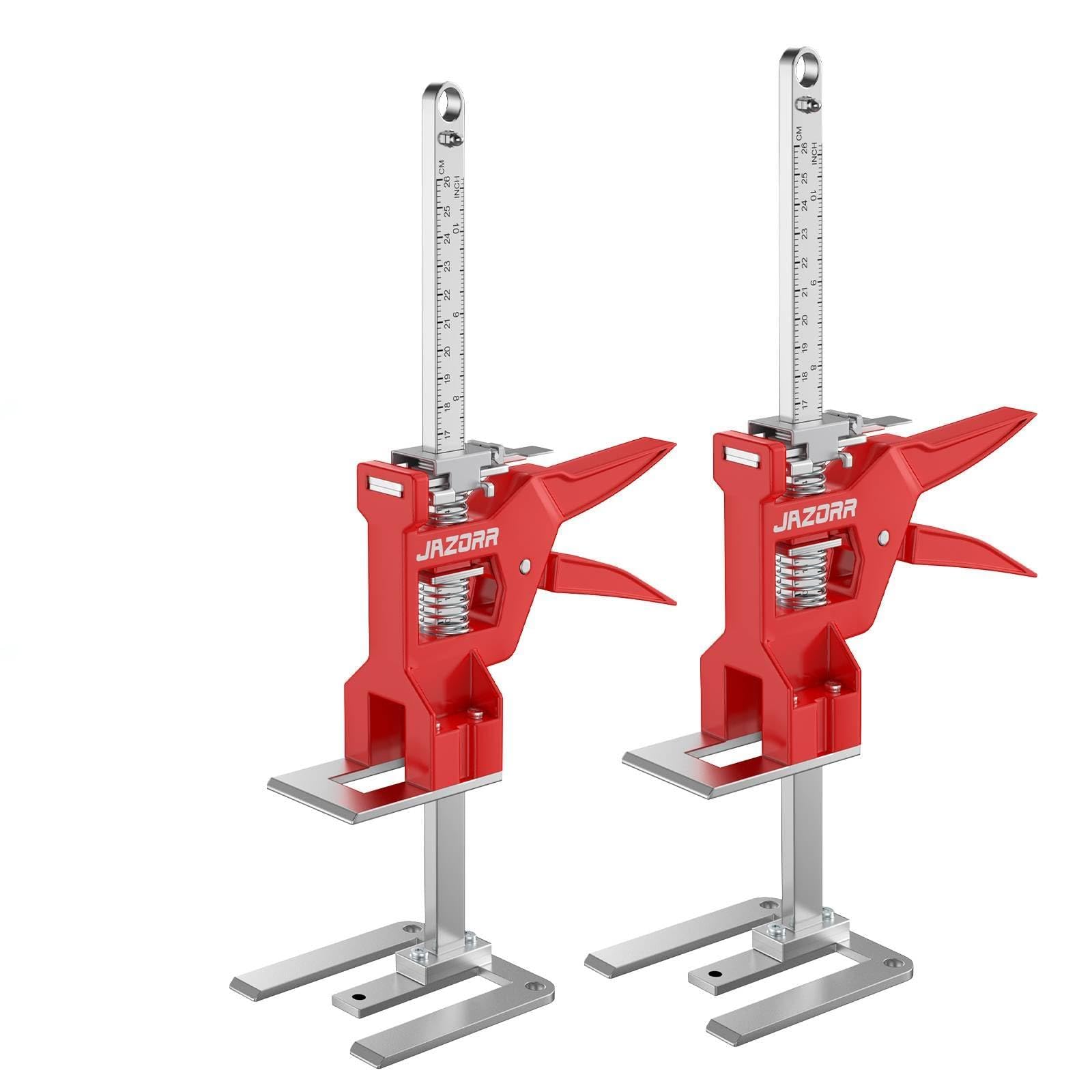 2Pcs Multi-Function Furniture Lifter Jack, 440LB Load Capacity with Slow/Fast Descent Control, Labor Saving Arm Tool for Lifting Door Panels, Wall Tile Locator, Cabinet Board — Amazon image 10