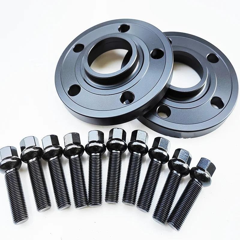 Adaptateur d'entretoise de roue 20mm noir annulant les vibrations de conduite