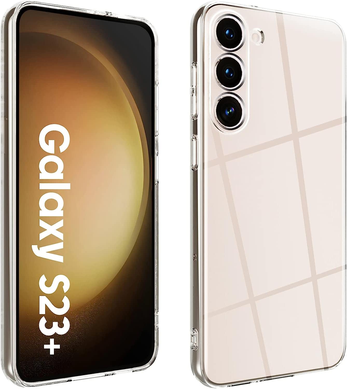 REALCASE Silicone Samsung S23 Plus 5G Back Cover Case, Scratch Resistant Protective Crystal Clear Transparent Shock Proof Bumper Back Cover Case For Samsung Galaxy S23 Plus 5G (B0BXZ92BCL) Amazon Price History, Amazon Price Tracker