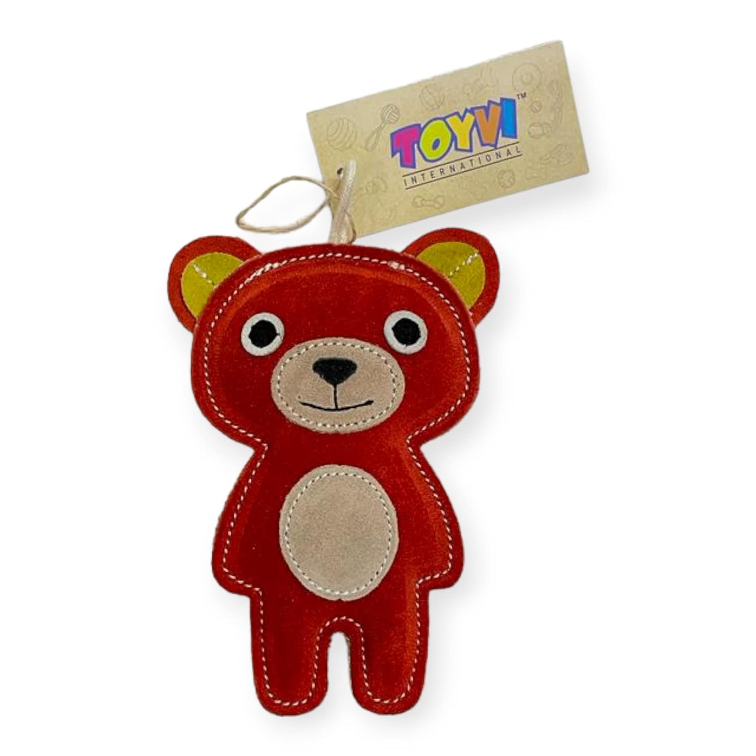 Buy TOYVI Teddy Suede Leather Toy for Dogs NonToxic, Soft, Stuffed