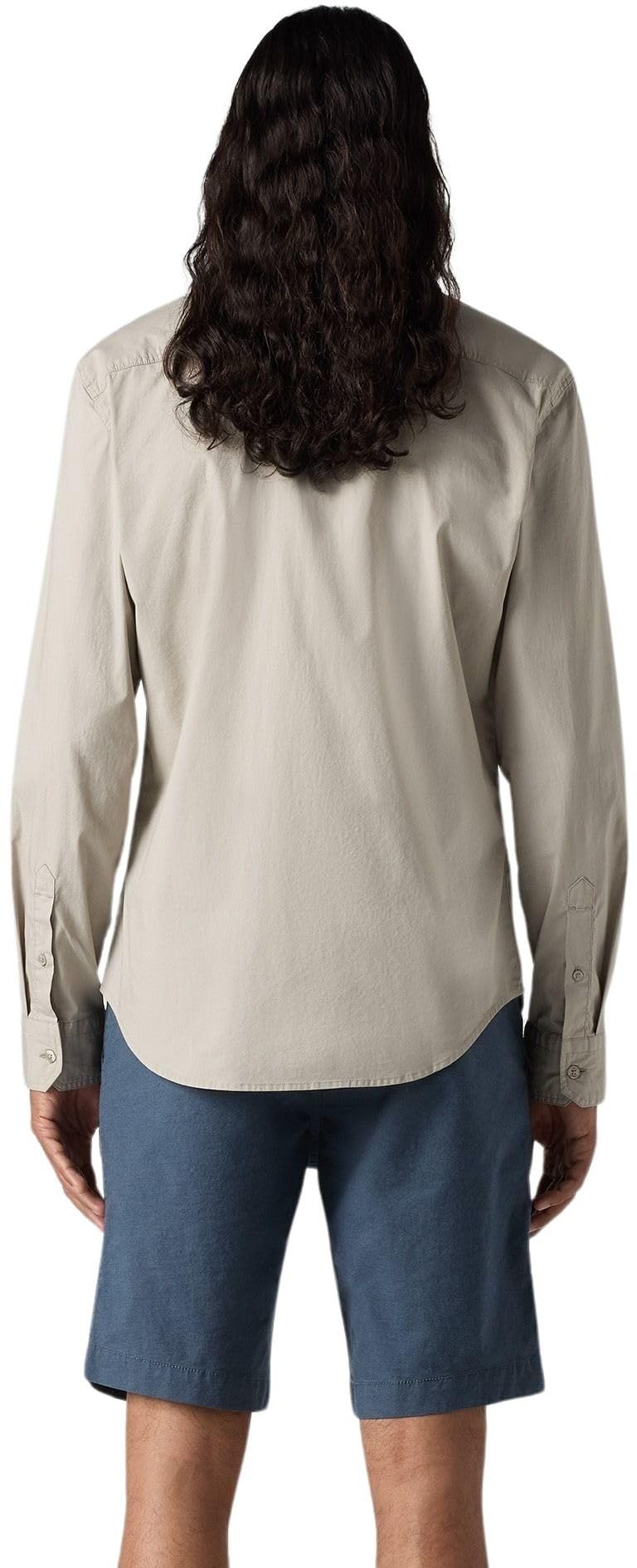 Levi's Herren Hemd Battery Housemark mit Logo, Slim Fit, Grau (Paloma Stretch Poplin), XS – Ansicht 2
