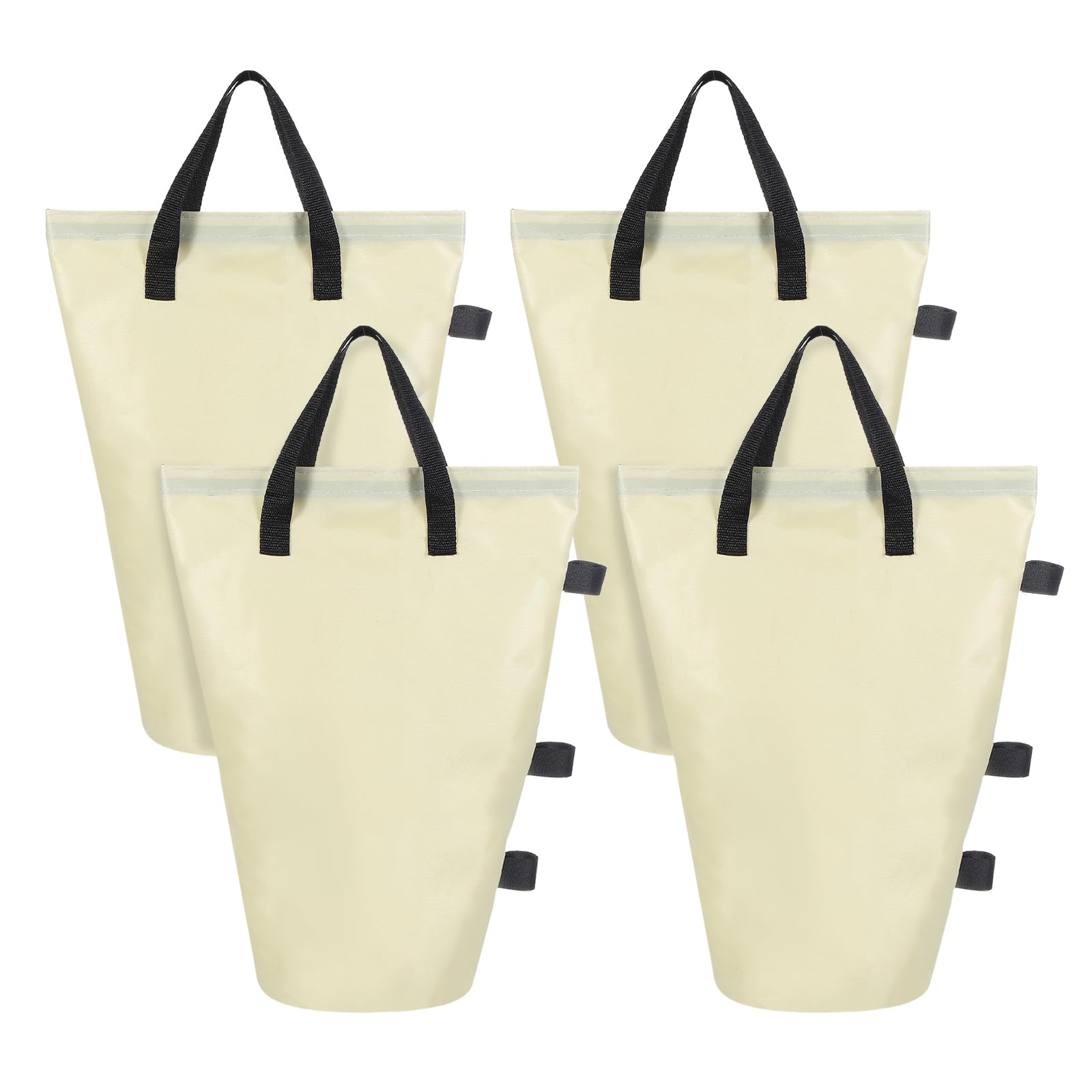 Poids sacs étanches pour tonnelle PATIKIL grand format beige 4 pcs