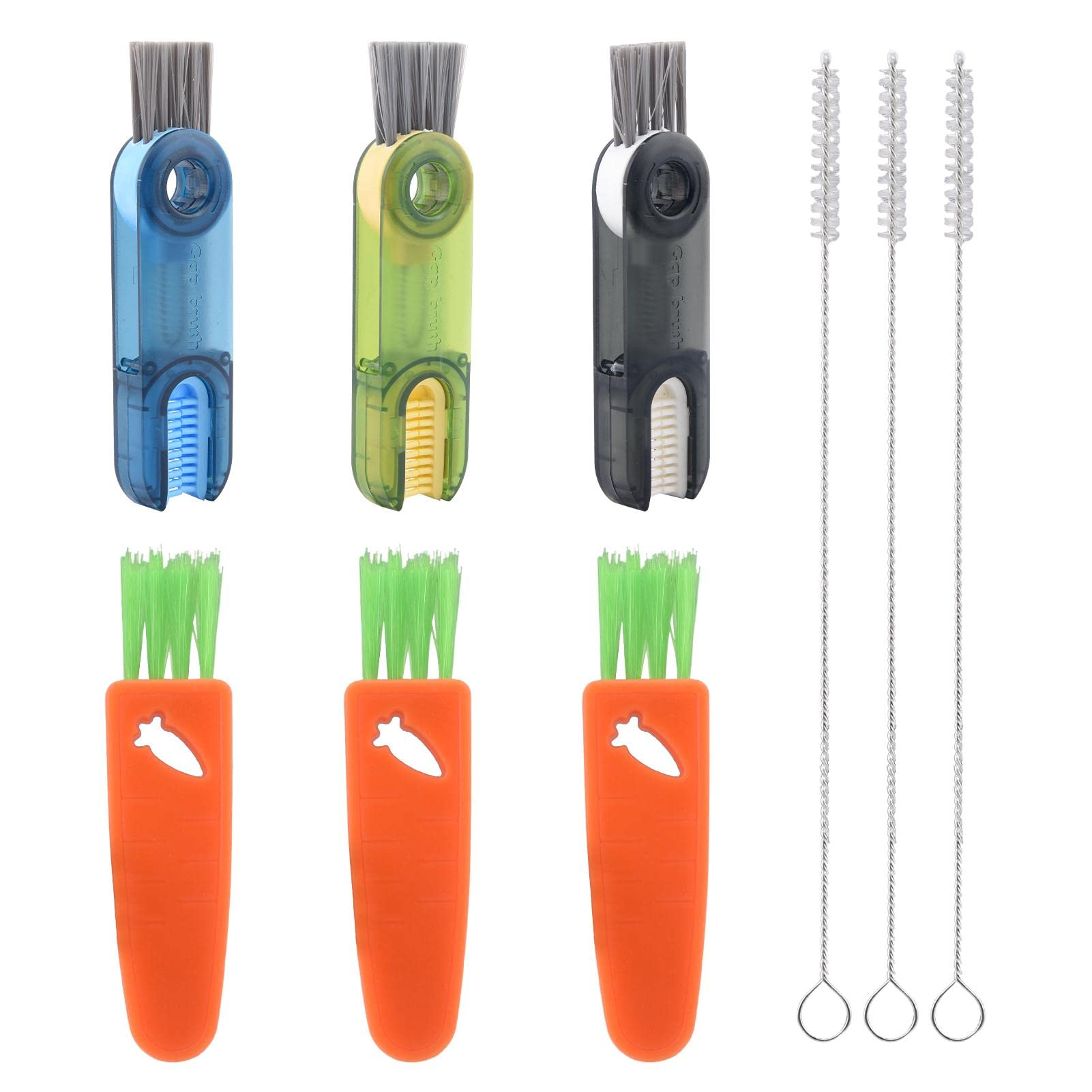 Spazzola 3 In 1 Multifunzionale - Pulizia Bottiglie E Tazze - Foto 1