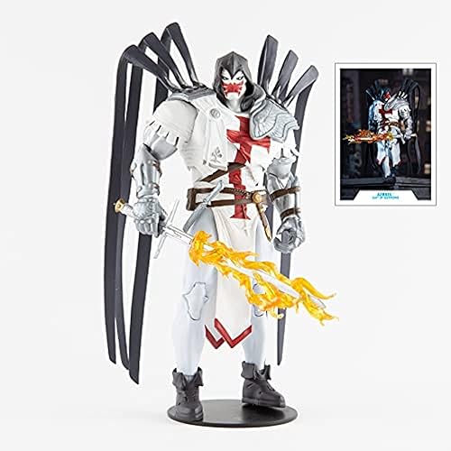 Miniatura 2 de McFarlane 15171-8 DC Multiverse 7IN-Azrael Templario blanco (etiqueta dorada)