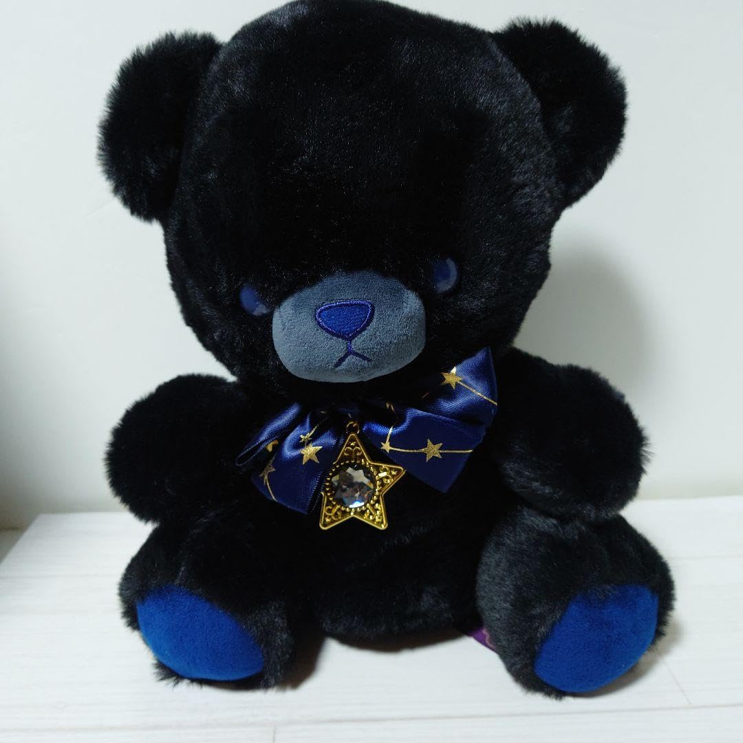 Amazon.co.jp: 星のくまさん ふわふわ大きめ やぎ座 ブラック : ホーム