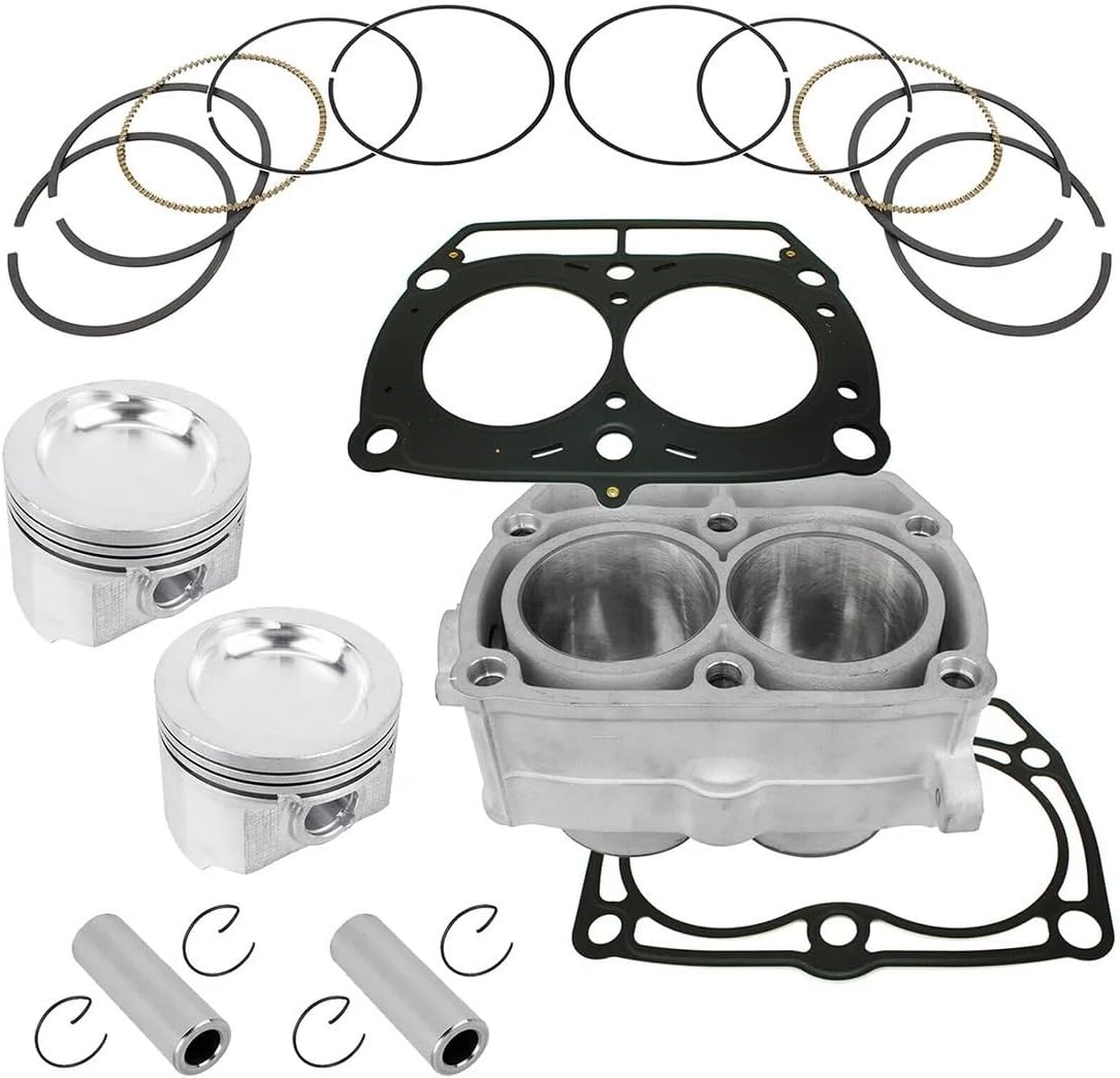 1set Motorcycle Cylinder Piston Gasket Kit Compatible with 2011-2014 PATV Sportsman 800 2202917 2202920 2204393 5247360 5254357 3021635