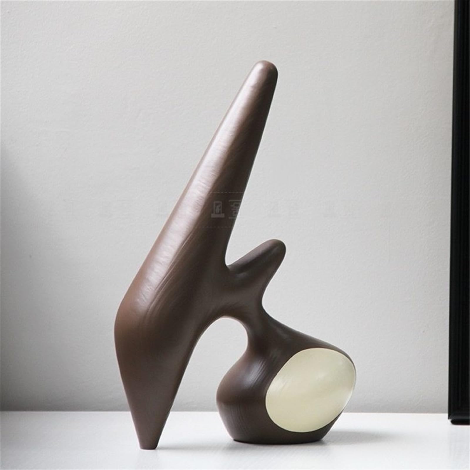 Obra de Arte Modern Minimalist Geometric Wood Grain Ornament For Living Room Desktop Home Decoration Estatua