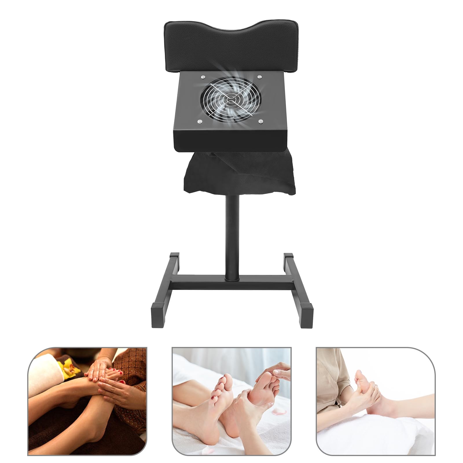 Silla de pedicura móvil con succión, taburete de salón, altura ajustable, reposapiés, cuidado de piernas, reposapiés, reposapiés, reposapiés, reposapiés, reposapiés, reposapiés, reposapiés,