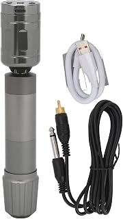 Wireless Tattoo Machine Kit, Professional Tattoo Machine Kit, Fast Charging 3.5mm Stroke Cartridge Needle Rotary Tattoo Pen for Beginner, 2000mAh Rotary Tattoo Pen Power Supply Kit