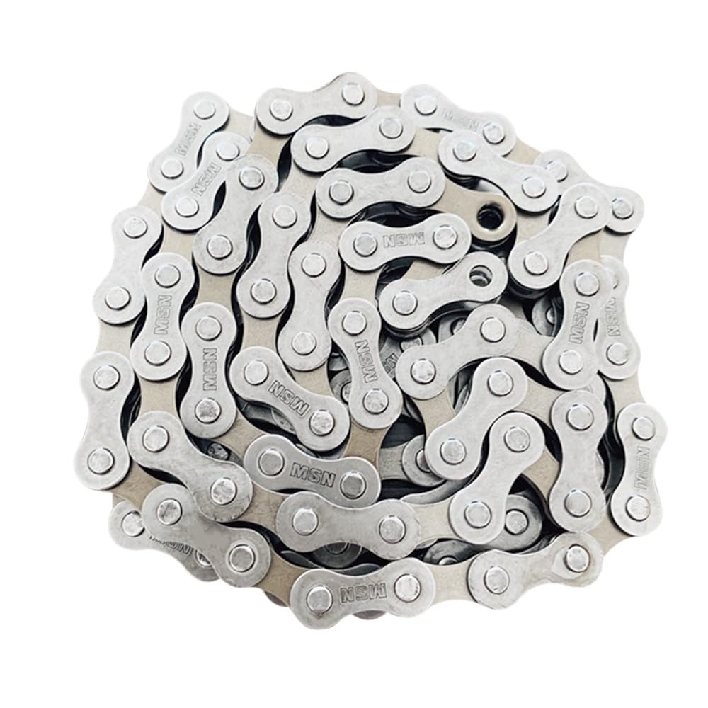 Putentfun 6/7/8 Speed Bike Chain 116 Links Bicycle Chain,High Strength Manganese Steel Cycling Chain,Bike Chain for Road Mountain Racing Cycling