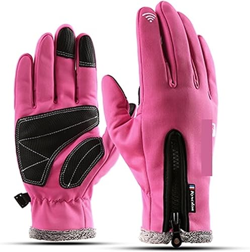 REMYS Sports Gloves Outdoor Sports Winter Waterproof Hiking Gloves Anti-Skid Warmer Full Finger Touch Screen Ciclismo Hiking Gloves Men